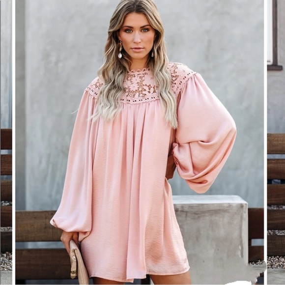 Vici Dresses & Skirts - *VICI COLLECTION* Mauve Roselyn Midi Dress by Strut & Bolt. Size L, NWT